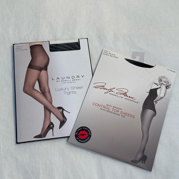 Marilyn Monroe Accessories - Marilyn Monroe and Laundry luxury sheer tights 20 deniers
